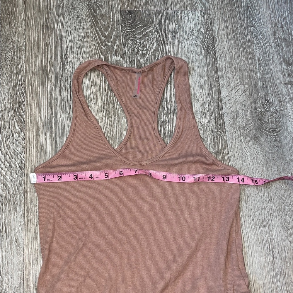 Commando Light Brown Jumpsuit Ribbed Stretchy Siz… - image 4